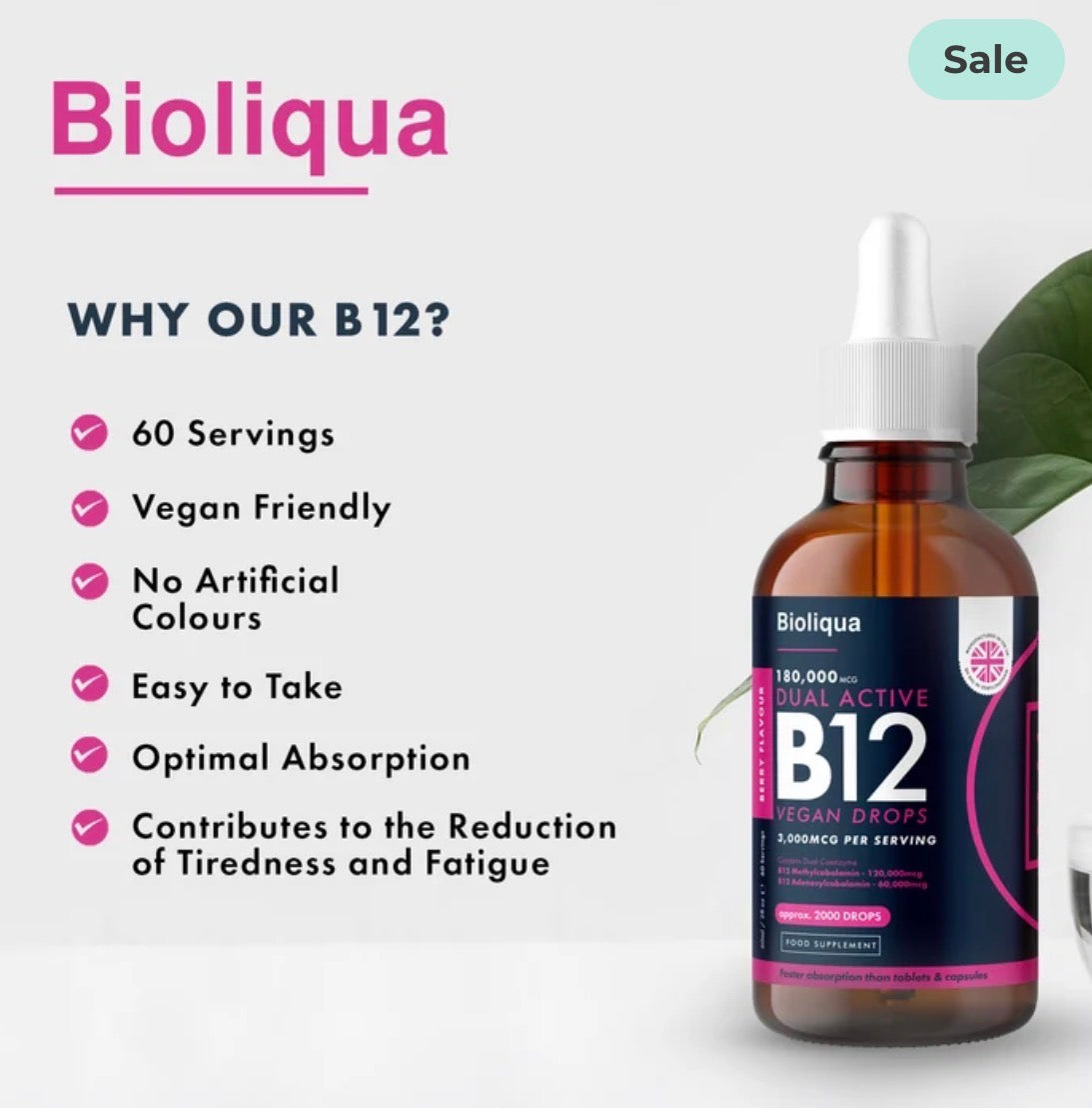 Vitamin B12 Liquid Drops | 60ml