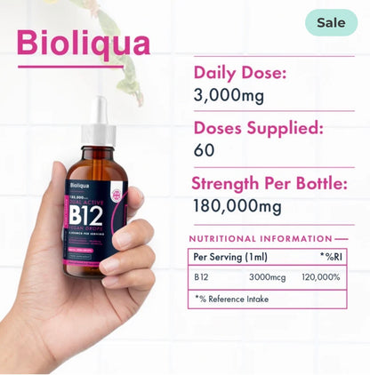 Vitamin B12 Max Liquid Drops | 60ml