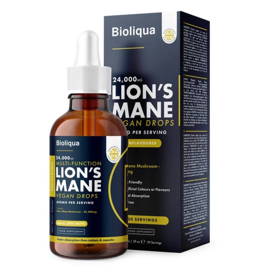 Lions Mane Vegan Drops | 60ml | 24000mg