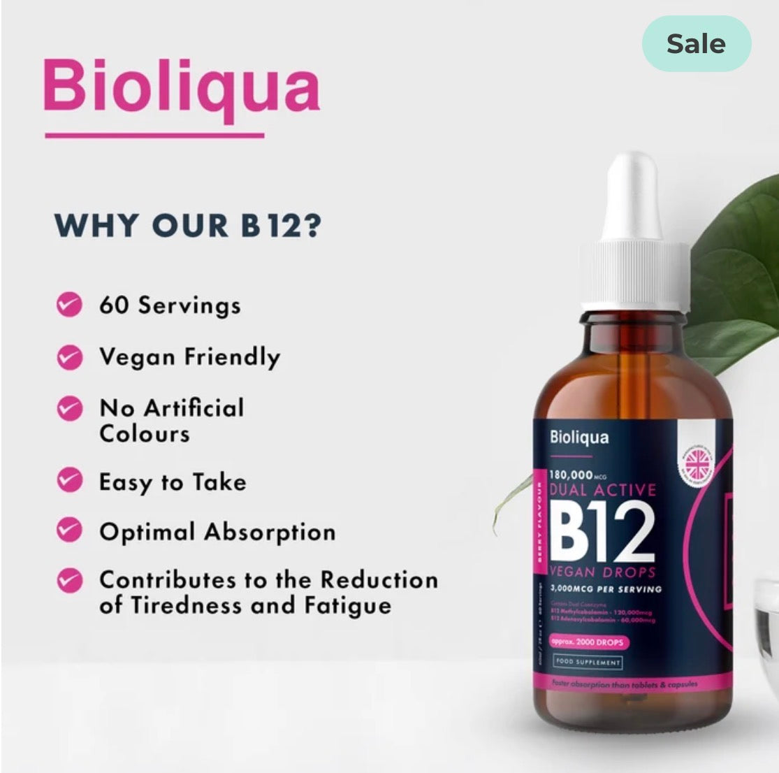 Vitamin B12 Max Liquid Drops | 60ml